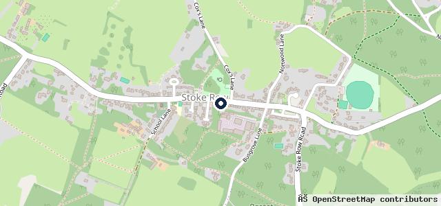 Map showing the location of Stoke Row Garage