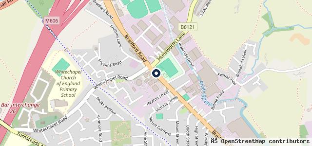 Map showing the location of Fiat Cleckheaton