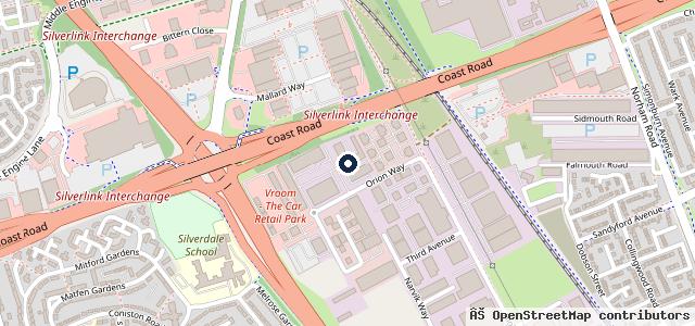 Map showing the location of Cartec Motor Company