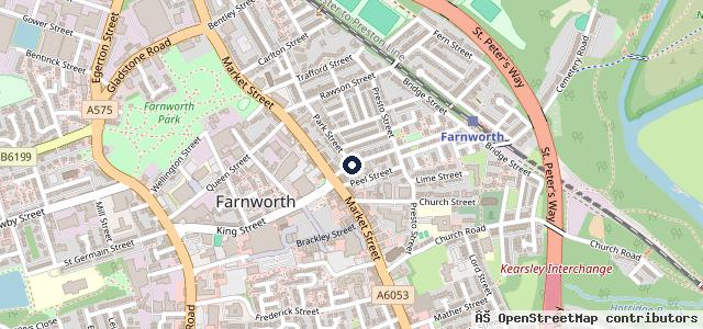 Map showing the location of T&W Motors