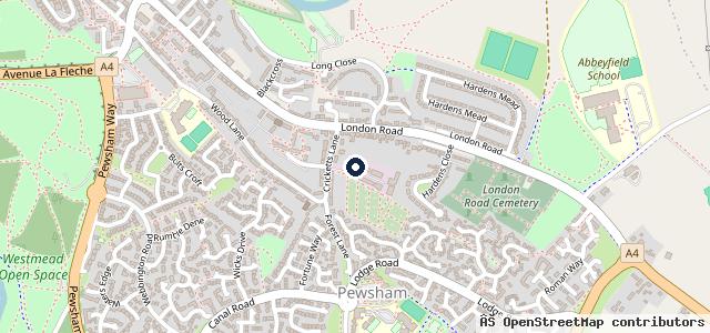 Map showing the location of Prestige Bodyworks Chippenham Ltd