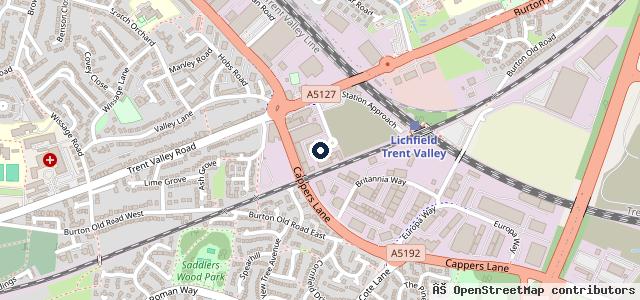 Map showing the location of Pjs Autos Service & Mot Centre Ltd