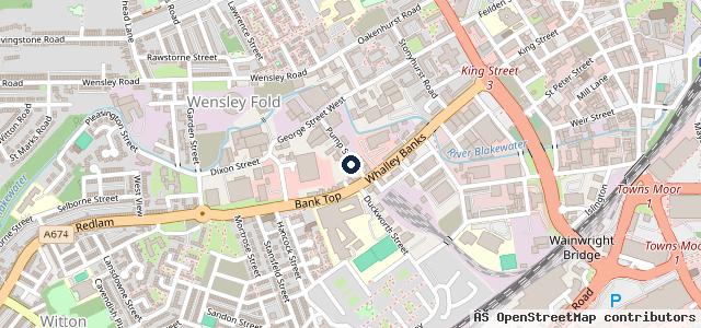 Map showing the location of Pump Street M O T Centre