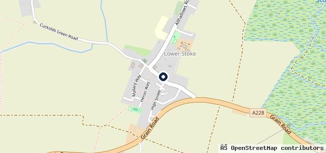 Map showing the location of Rochester MOT & Service centre