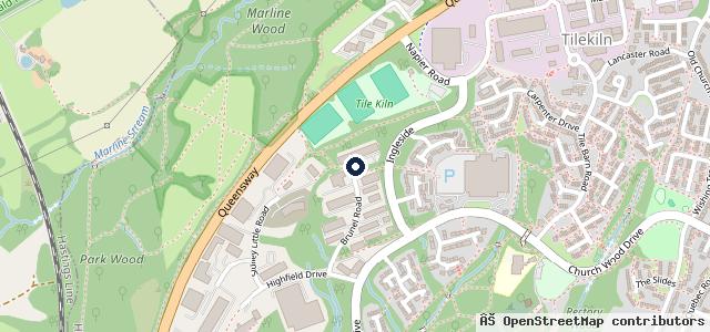 Map showing the location of R.d.s. (Hastings) Limited