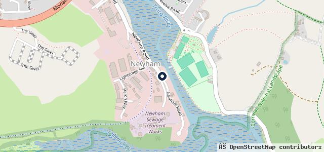 Map showing the location of Riverside