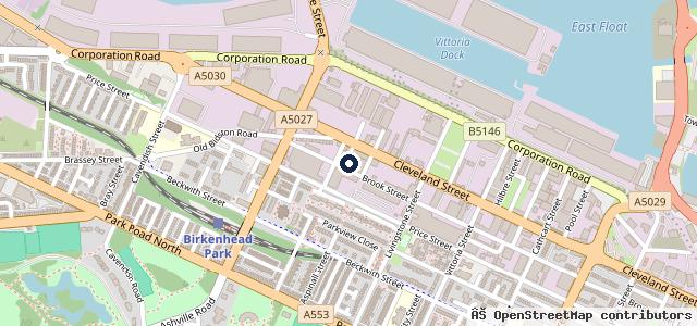 Map showing the location of R&S Services RAC Approved Garage