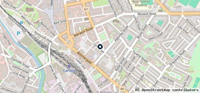 Map showing the location of Cecil Street Auto Repairs