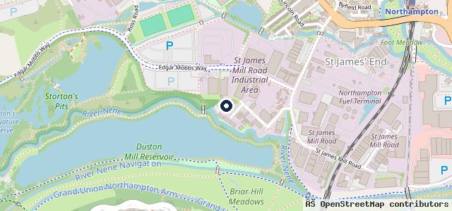 Map showing the location of Used Cars for Sale - Northampton - S & G Services - Reliable Car Garage & MOT Test Centre