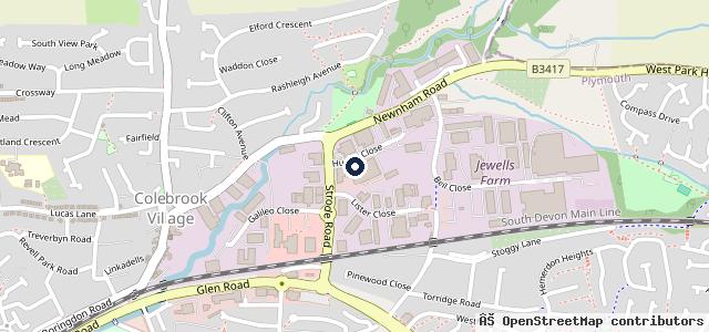 Map showing the location of Slc Garage Ltd