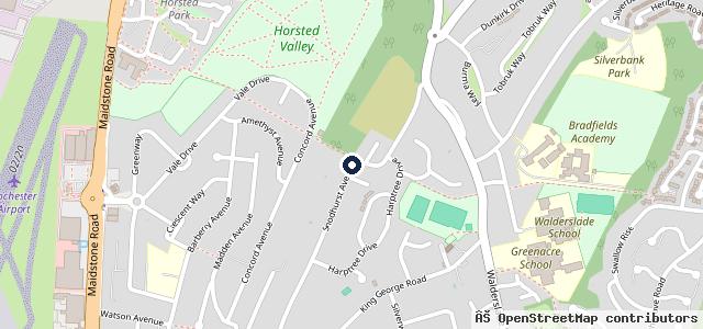 Map showing the location of Snodhurst Service Station