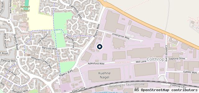 Map showing the location of Halfway Garage