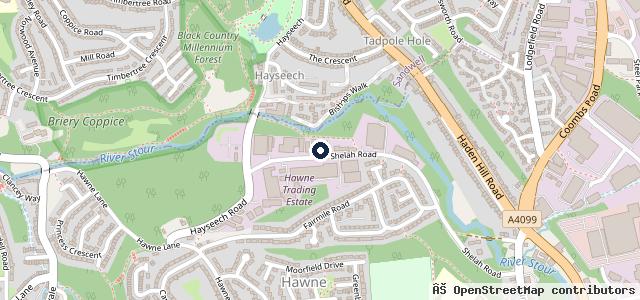 Map showing the location of Burton Motors Ltd | Halesowen