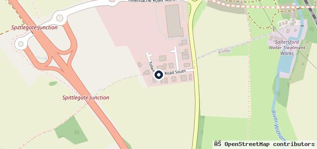 Map showing the location of RJM Motor Repairs mot centre