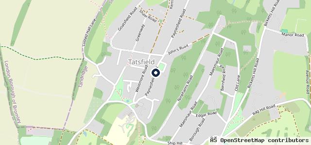 Map showing the location of Tatsfield garage Ltd | Tatsfield