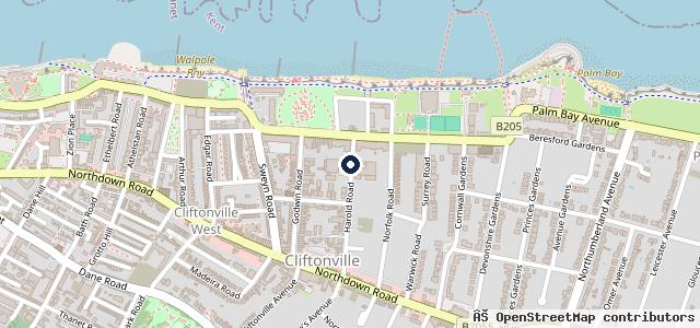Map showing the location of Peugeot The Grand Garage