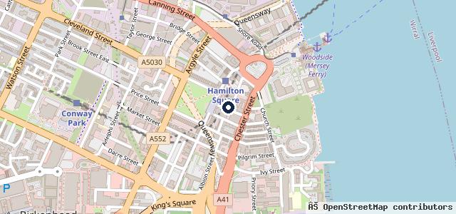 Map showing the location of Deeside Motor Centre