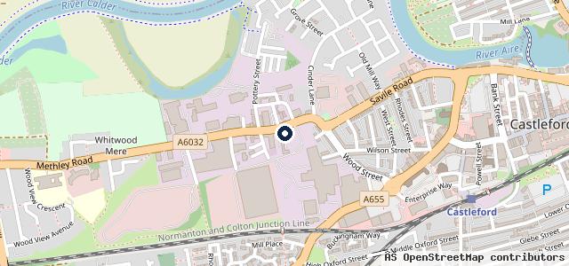 Map showing the location of The Tyre Shop