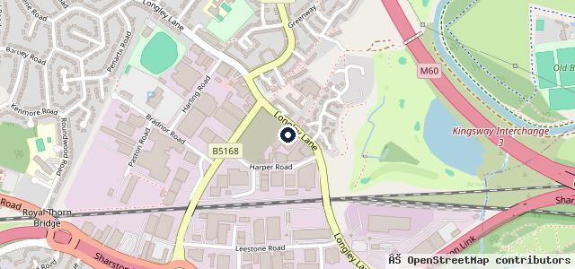 Map showing the location of Top Gear Motors