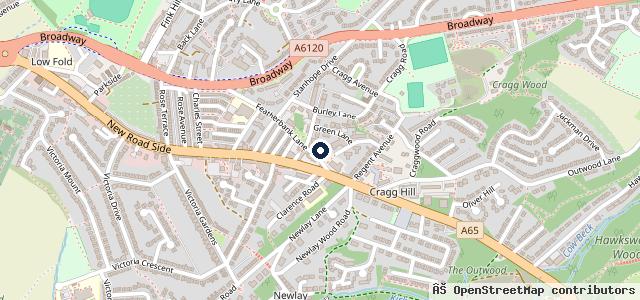 Map showing the location of Town Garage