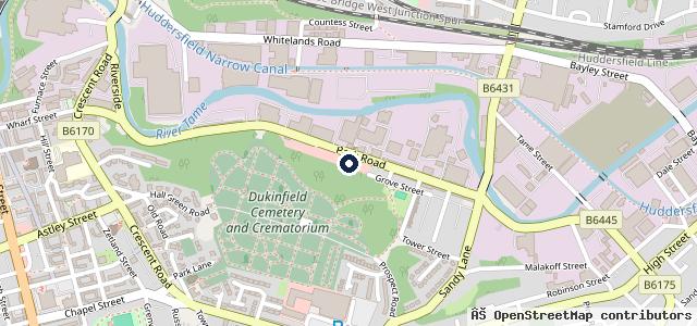Map showing the location of Trade MOT Centre Ltd