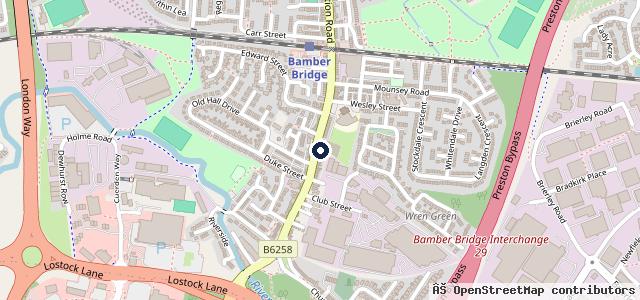 Map showing the location of Tramway Garage Ltd