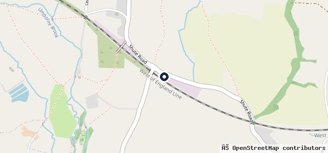 Map showing the location of Treaslake