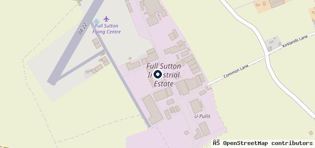 Map showing the location of U-Pull-It York