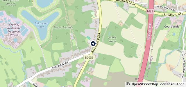 Map showing the location of Taylors Pitstop