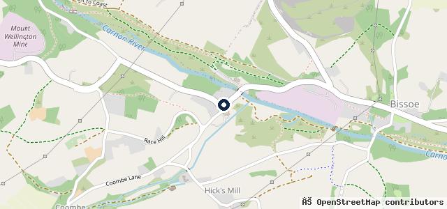 Map showing the location of LJ Richards and Sons