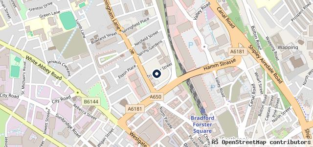 Map showing the location of Unique Vehicle Recovery & Breakdown