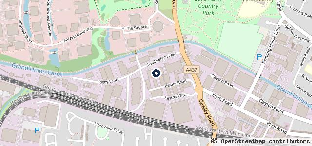 Map showing the location of Vehicle Technical Solutions Limited