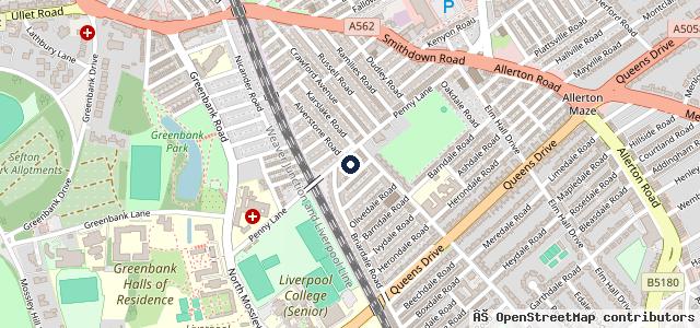 Map showing the location of W & E Motors Ltd