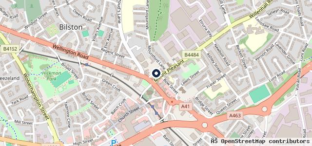 Map showing the location of Wardys Cycles & E-Bikes
