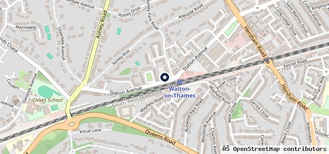 Map showing the location of Weybridge Vehicle Consultants - Isuzu Weybridge