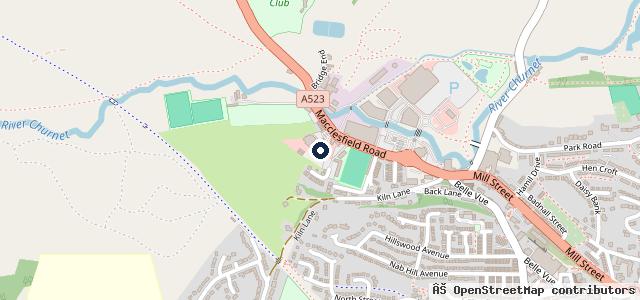 Map showing the location of Frodsham Vehicle Repair
