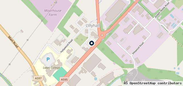 Map showing the location of Dobies Cumbria Motors
