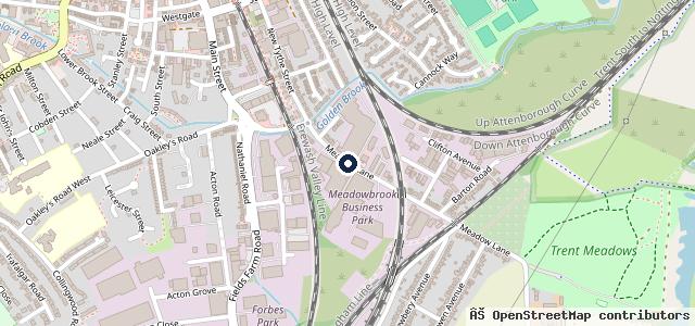 Map showing the location of Michael Key MOT &amp; Servicing | Long Eaton