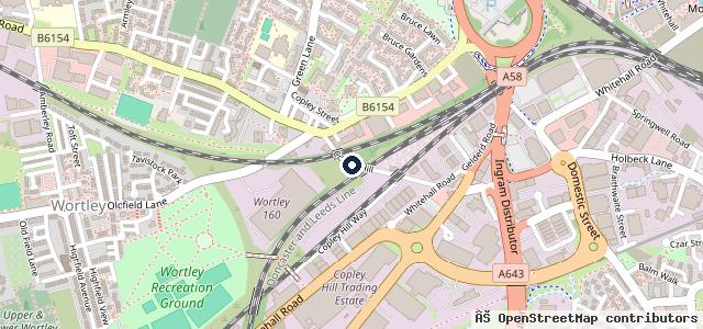 Map showing the location of Champion Auto Care