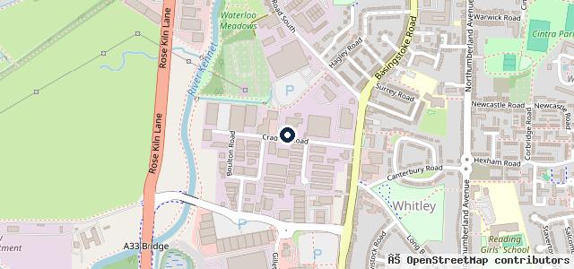 Map showing the location of Benten Auto Experts LTD T/A BENTEN MOT & AUTO CENTRE READING