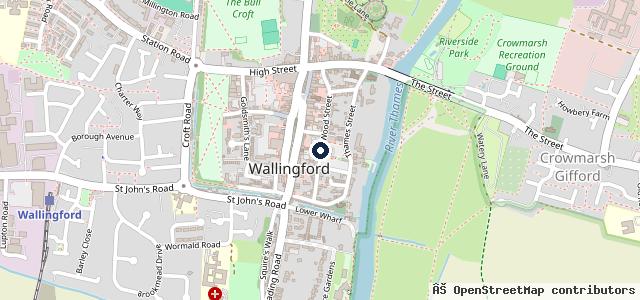 Map showing the location of Jim Pink Wallingford Ltd