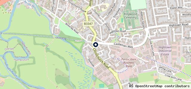Map showing the location of A.M Autos