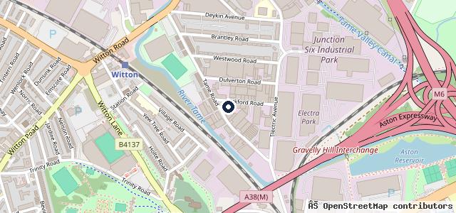 Map showing the location of ATD Motor Services (FG Auto Solutions)