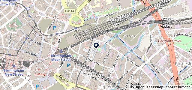 Map showing the location of Andover M O T Centre