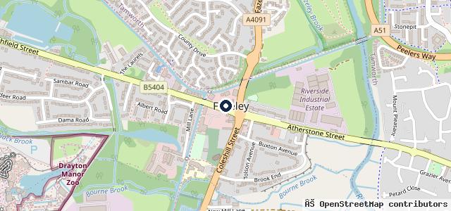 Map showing the location of Anton Automotive