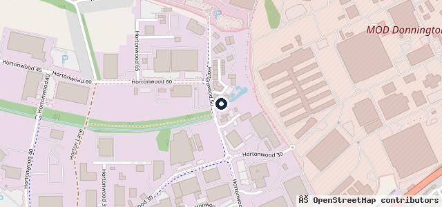 Map showing the location of Archer's Autos