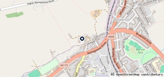 Map showing the location of Autoworx Blackburn Ltd