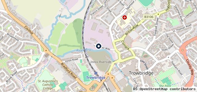 Map showing the location of Autocare MOT Centre