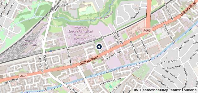 Map showing the location of B T C Motor Repairs