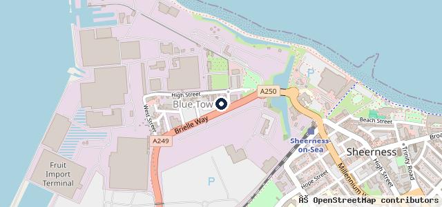 Map showing the location of Bob Coates Motors Ltd